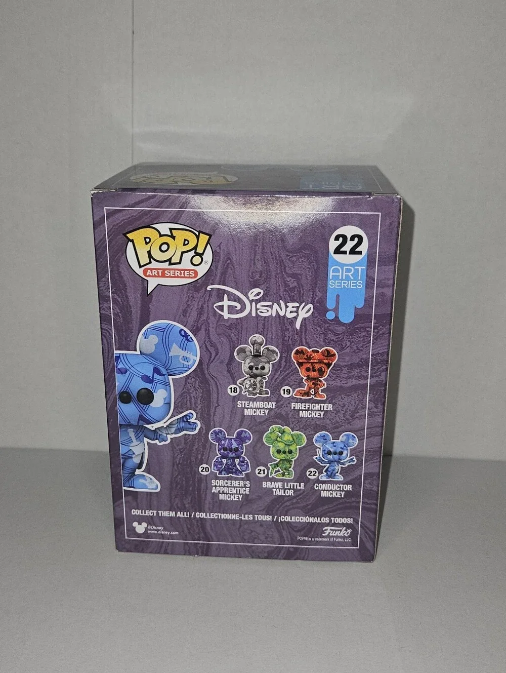 Funko POP! Disney Art Series Conductor Mickey #22 Walmart Exclusive w/ Protector